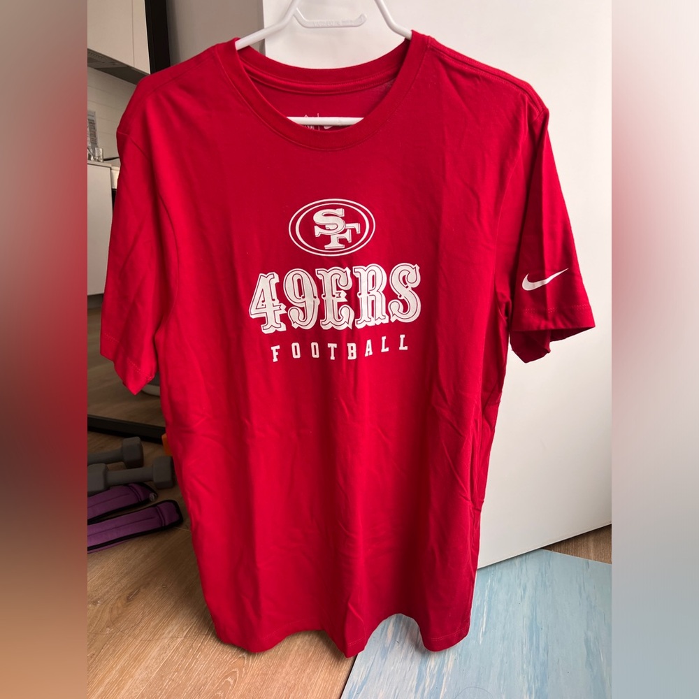 Nike Dri-Fit Red 49ers Football Tee